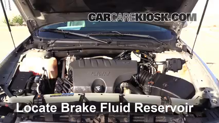 2004 Buick LeSabre Custom 3.8L V6 Liquide de frein Ajouter du liquide